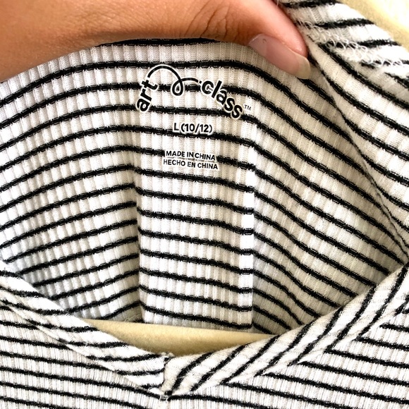 Girls Striped Long Shirt - Picture 3 of 3